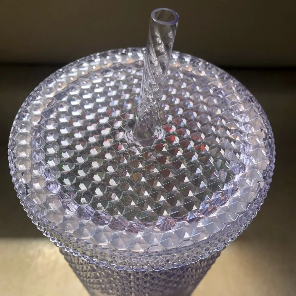 Starbucks Iridescent Bling Diamond Studded Cold Cup